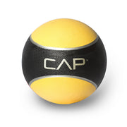 CAP 8 lb Barbell Rubber Medicine Ball - Yellow