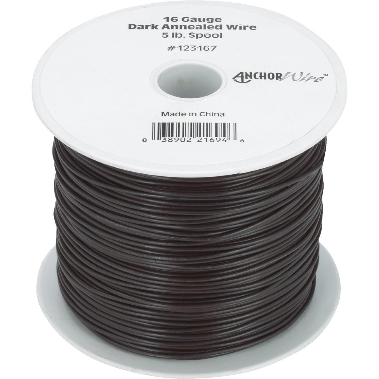 Hillman Anchor Wire 16 Ga. 5 Lb. Dark Annealed Steel Mechanics and Stovepipe General Purpose Wire