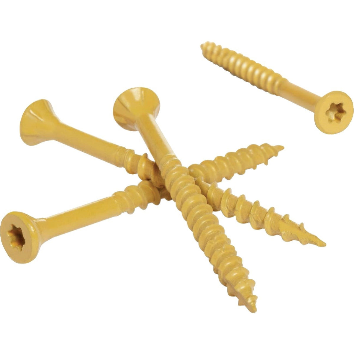 Hillman Deck Plus #10 x 3 In. Star Drive Flat-Head Tan Deck Screw (1550-Count)