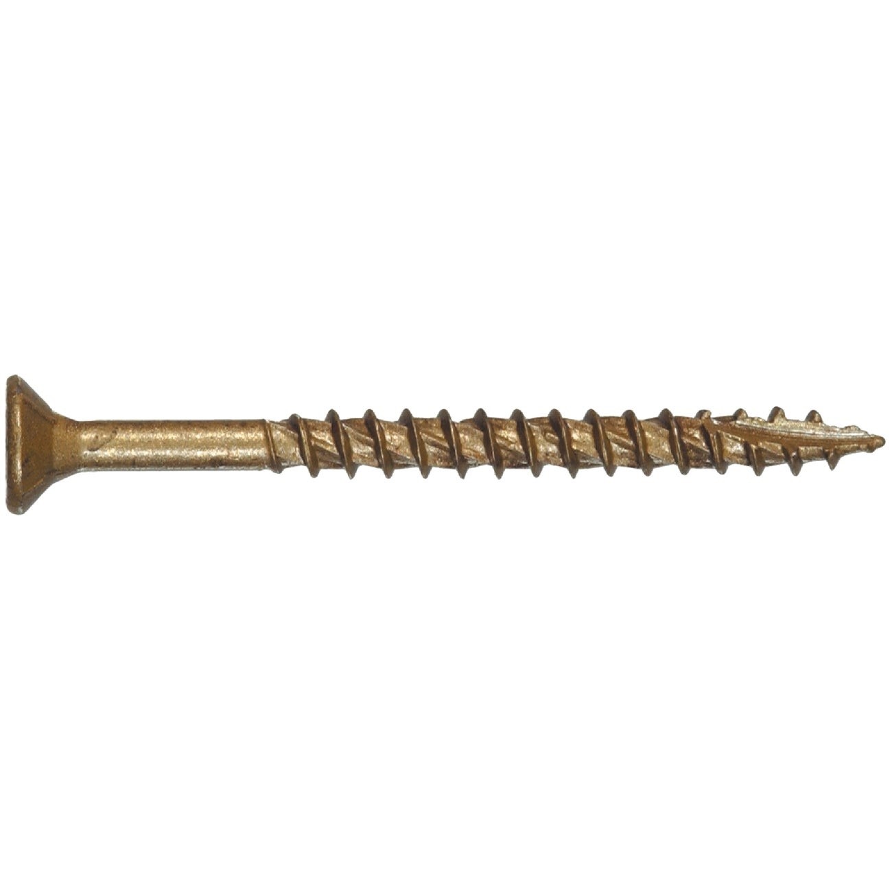 Hillman Power Pro #8 x 1-3/4 In. Bronze Ceramic Flat Head Star Exterior Wood Screw (4000-Count