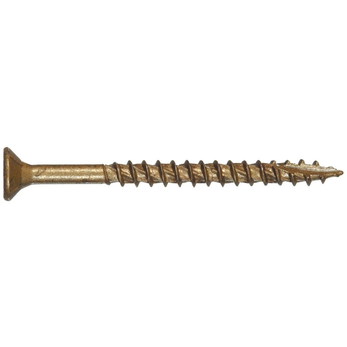 Hillman Power Pro #10 x 3-1/2 In. Bronze Ceramic Flat Head Star Exterior Wood Screw (1000-Count