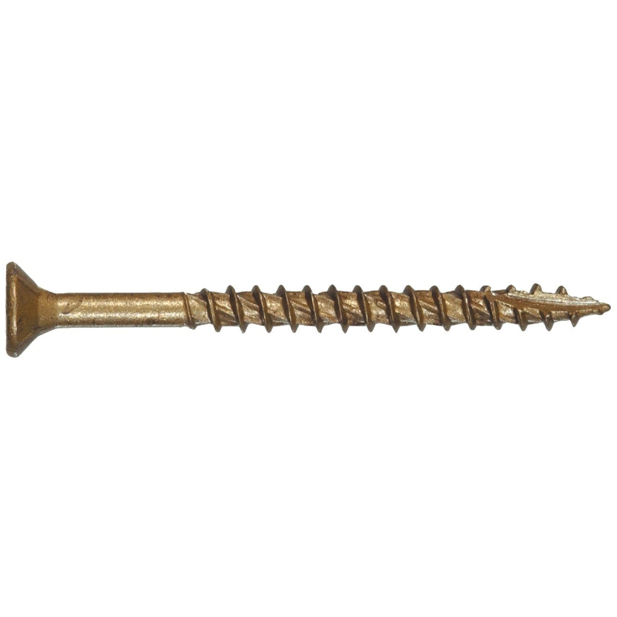 Hillman Power Pro #10 x 5 In. Bronze Ceramic Flat Head Star Exterior Wood Screw (750-Count