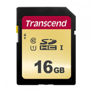 Transcend 16GB 500S SDHC UHS-I Class 10 U1 4K Memory Card