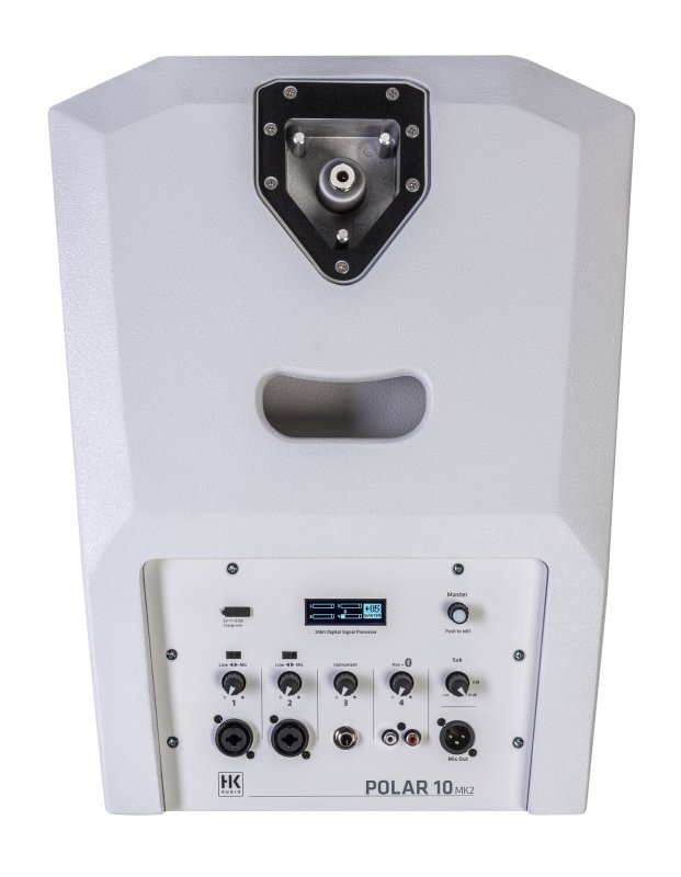 HK POLAR-MKII-10-WHT Polar 10 MKII Column PA System, White
