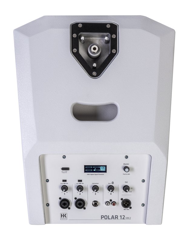 HK POLAR-MKII-12-WHT Polar 12 MKII Column PA System, White