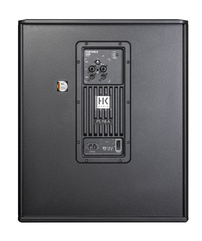 HK Audio PS 118 A 1400 Watt 18In Powered Subwoofer With 24-Bit DSP And Tuned Presets For LUNAR, SONAR And POLAR MK2