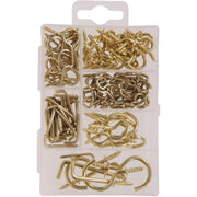 Hillman The Fastener Center Steel Hook Household Fastener Assortment Kit (125 Pcs.)