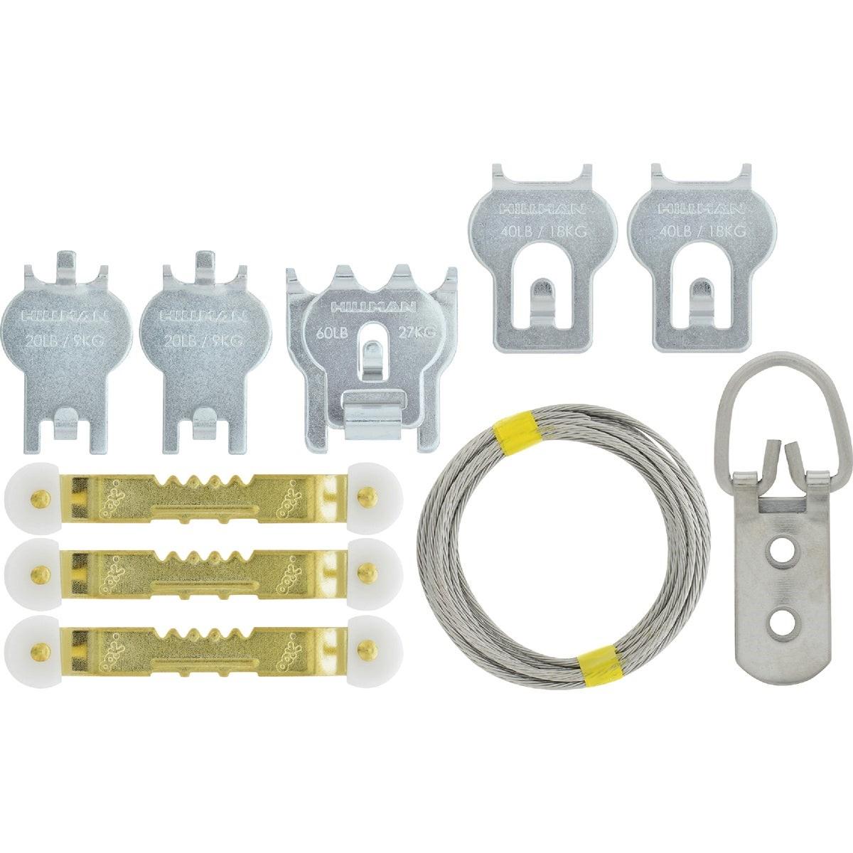 High and Mighty 20 Lb. to 60 Lb. Picture Hanger Kit (13-Piece)