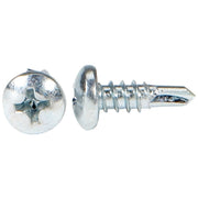 Hillman #8 - 18 x 1/2 In. Phillips Pan Head Self-Drilling Sheet Metal Screw (100 Ct.)
