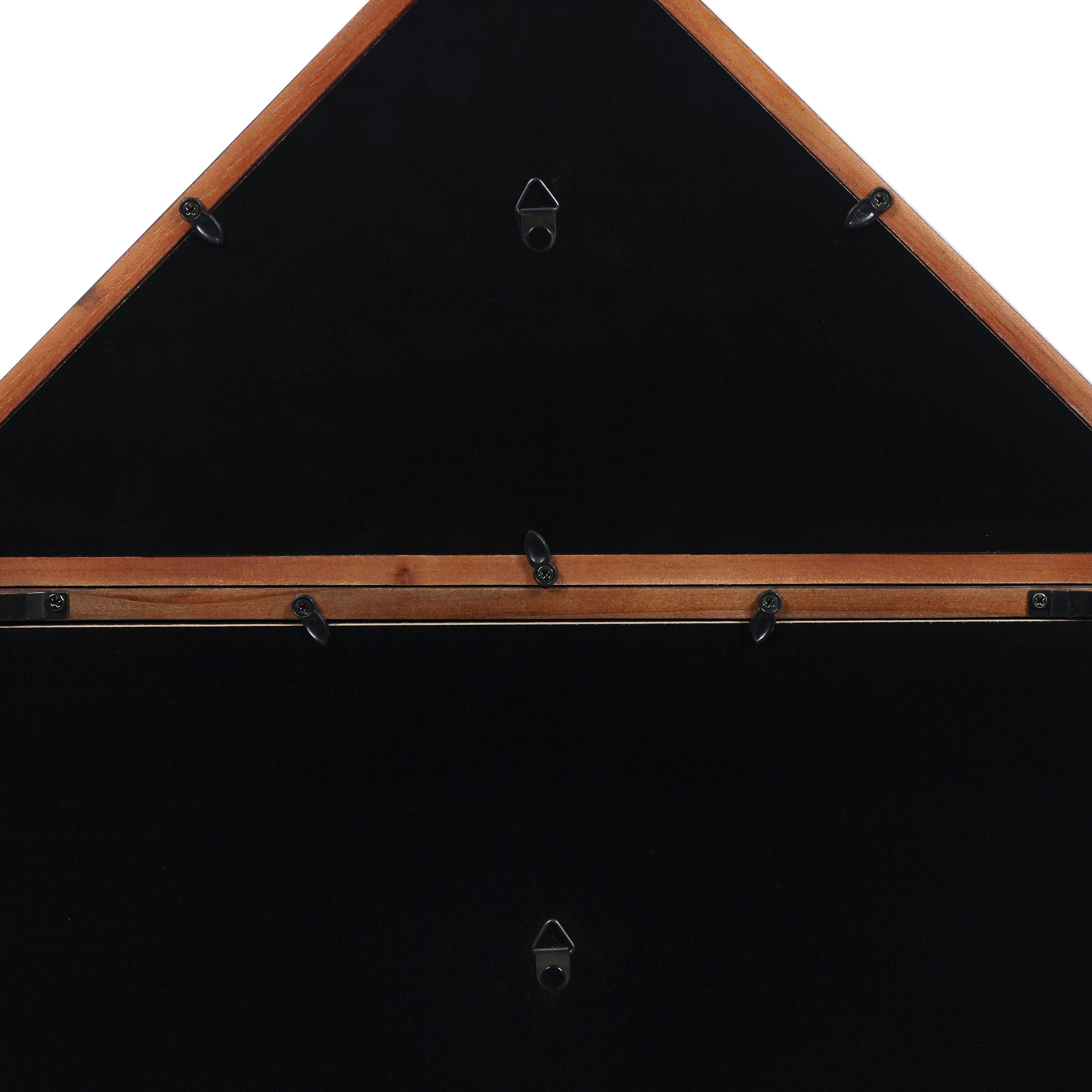 Quincy Flag and Certificate Display Case, Solid Pine Wood Flag Shadow Box Fits 3x5 Folded Flag, Dark Brown Finish
