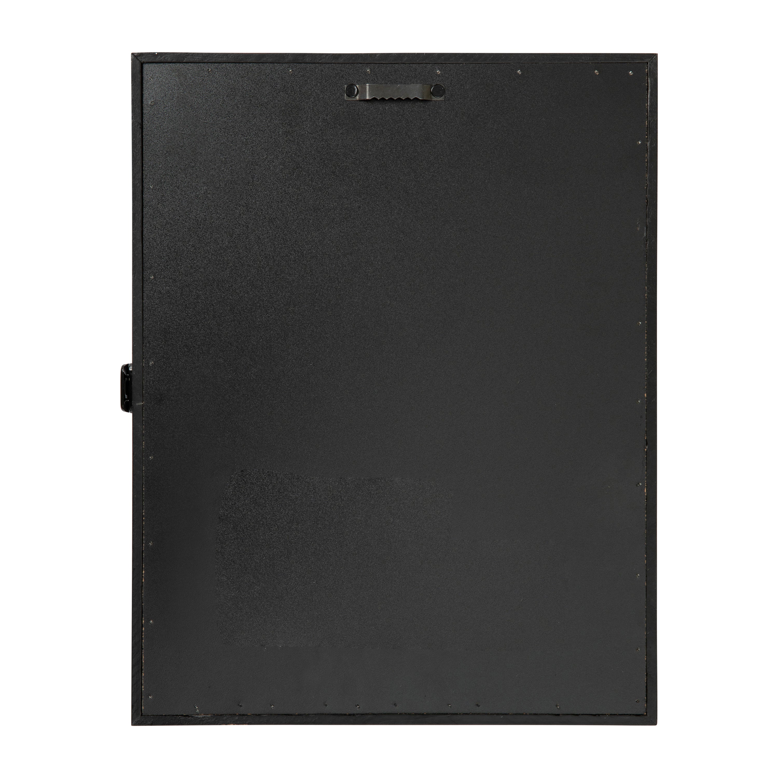 Peyton 11x14 Shadow Box Display Case with Linen Liner, 8 Push Pins and Solid Pine Wood Frame in Black