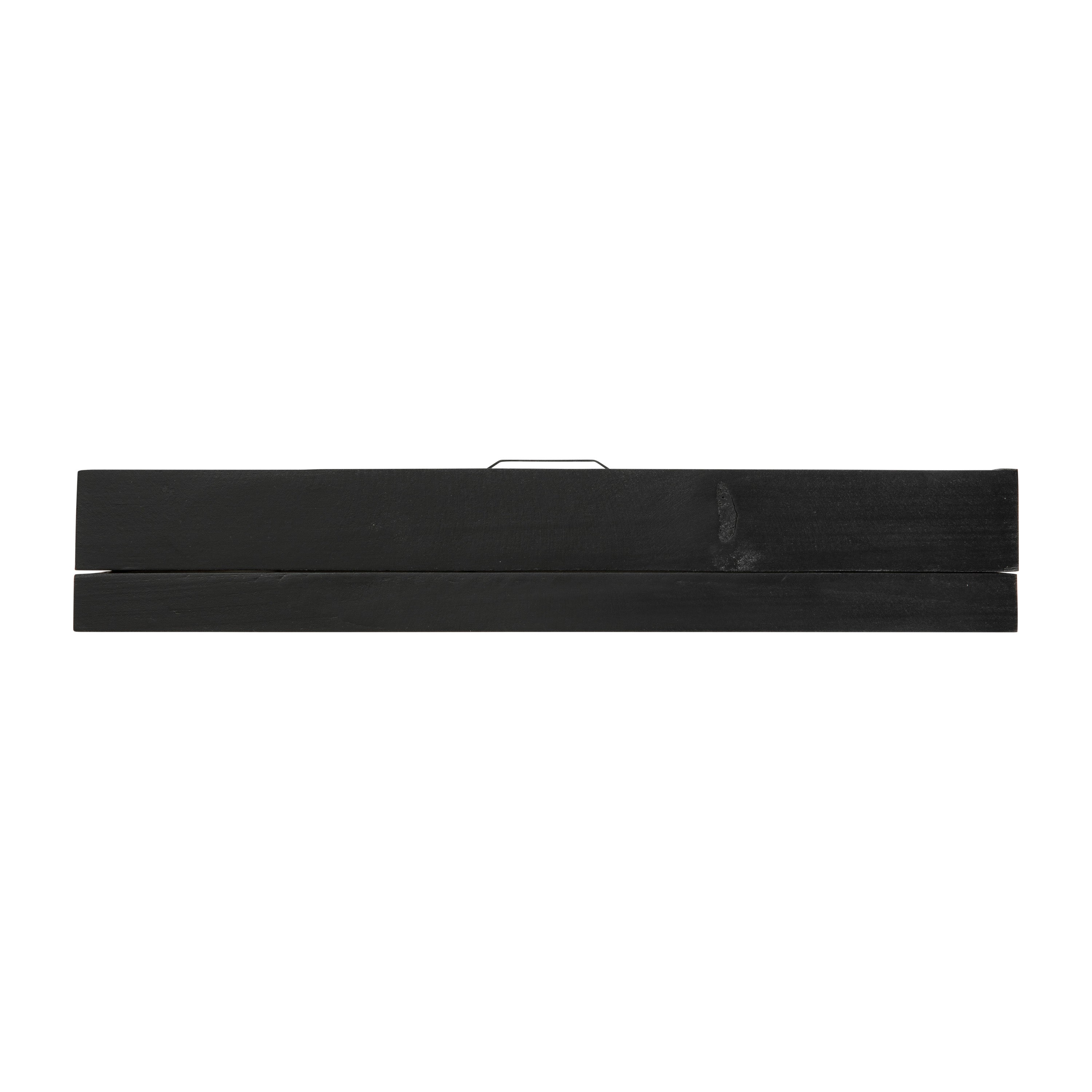 Peyton 11x14 Shadow Box Display Case with Linen Liner, 8 Push Pins and Solid Pine Wood Frame in Black