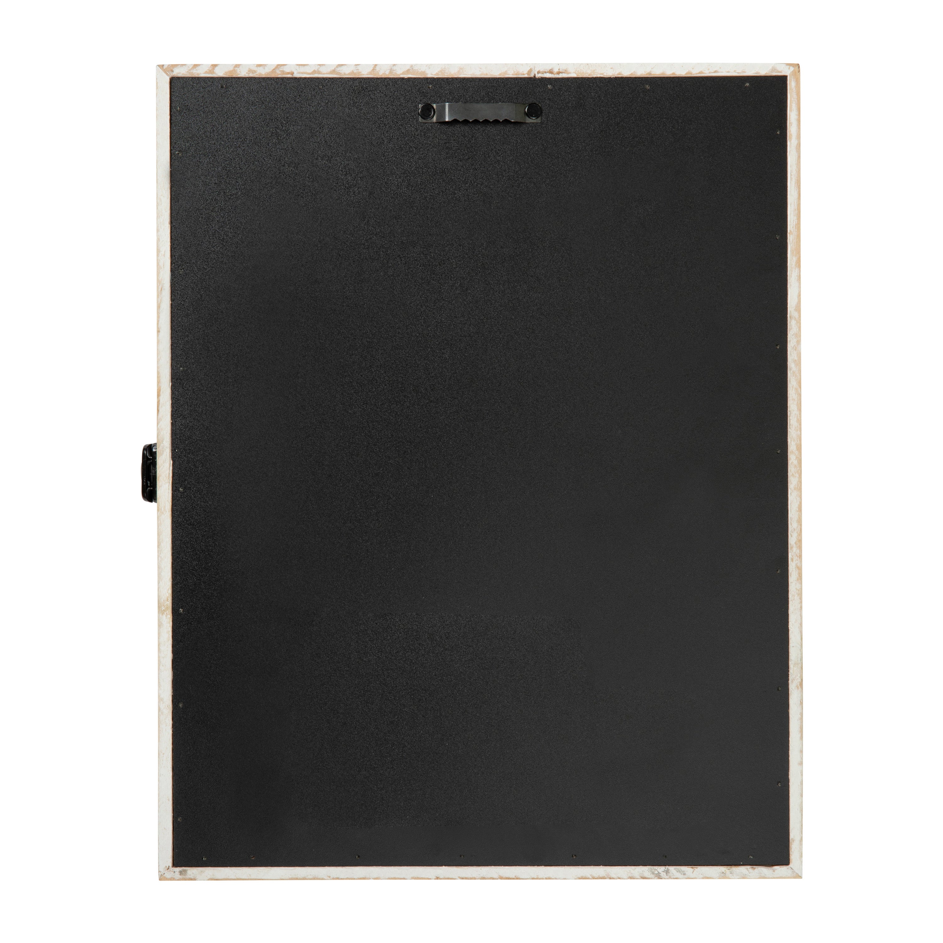 Peyton 11x14 Shadow Box Display Case with Linen Liner, 8 Push Pins and Solid Pine Wood Frame in Whitewash
