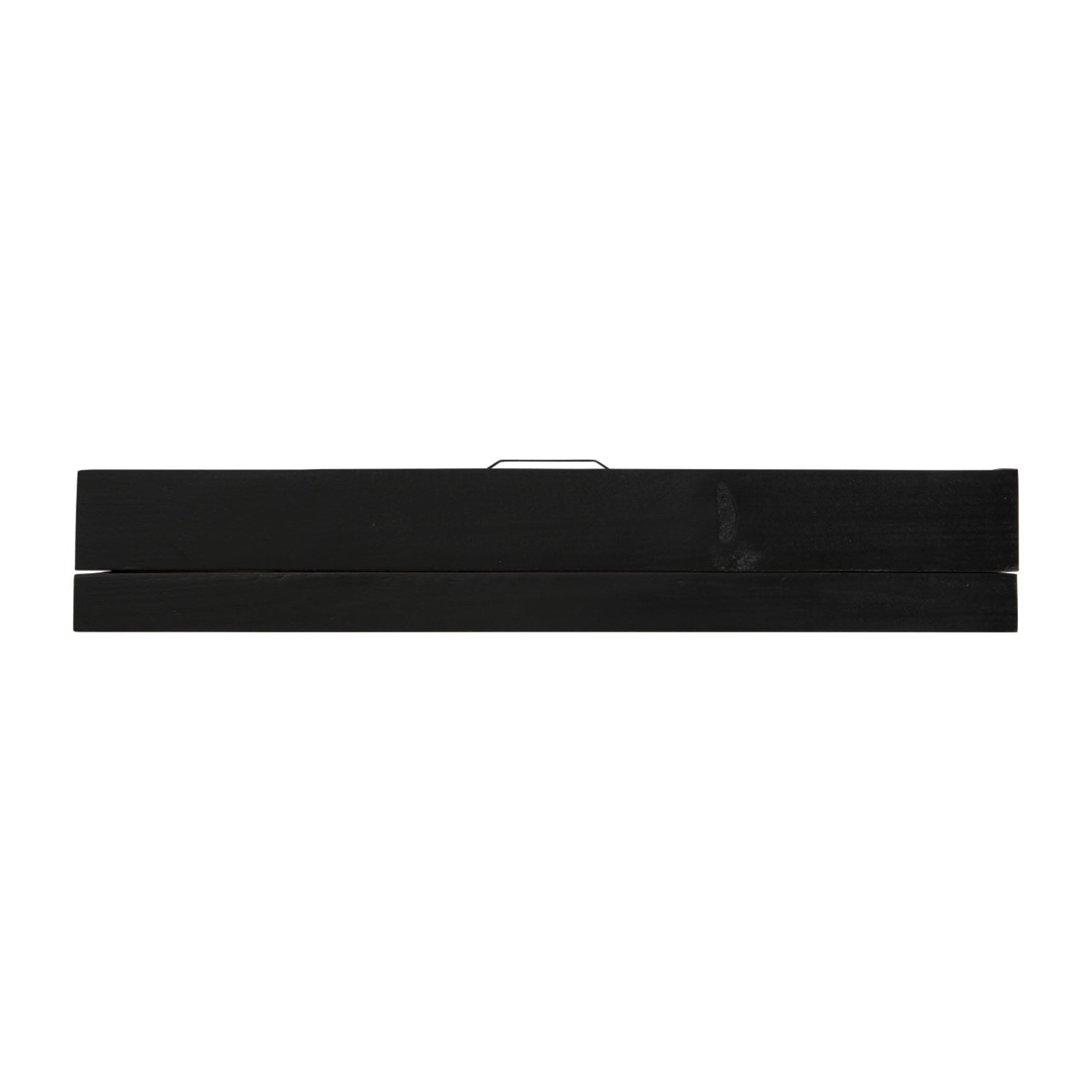 Maverick 14.5x17.5 Solid Pine Medals Display Case with 4 Channel Grooved Removable Shelves in Black