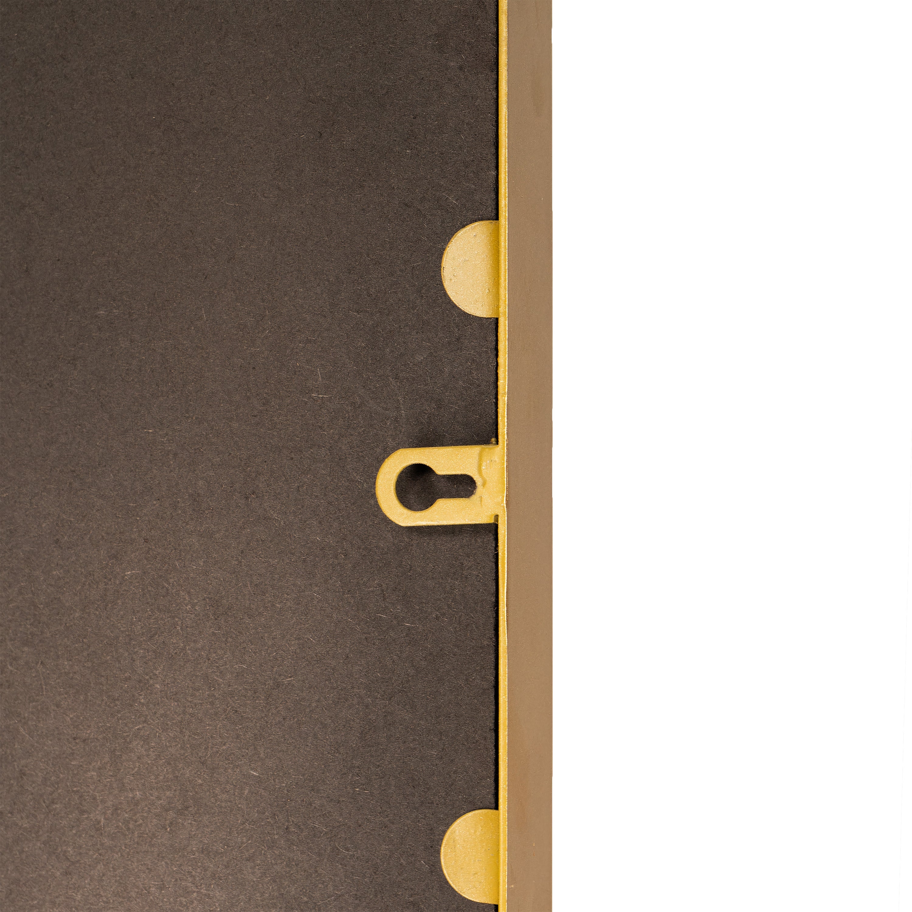 Ava 48" x 30" Metal Deep Framed Wall Mirror - Large Accent Mirror for Bathroom, Entryway, Dining Room, & Living Room in Gold