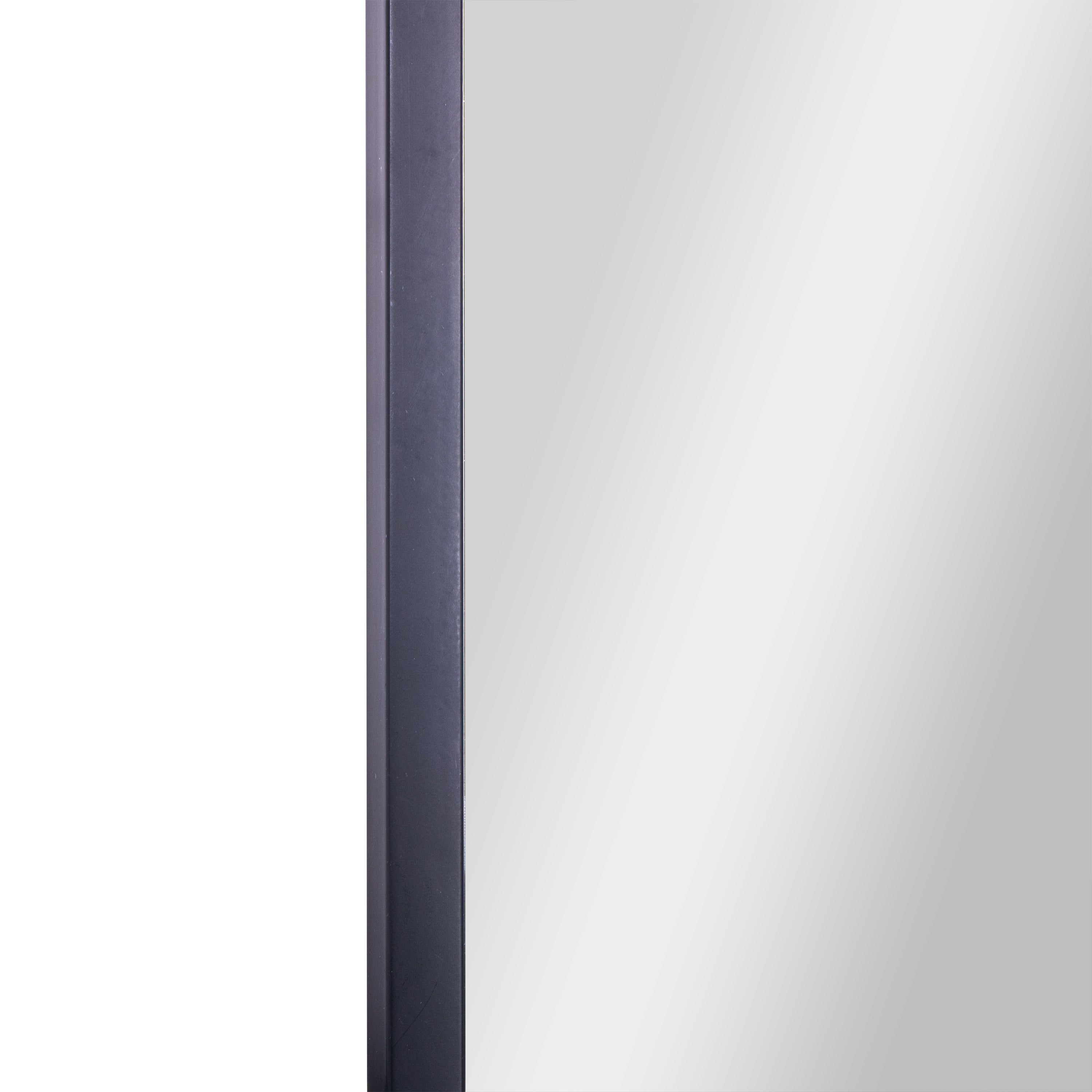 Finlay 35" x 27" Metal Pivot Wall Mirror - Large Accent Vanity Mirror for Bathroom in Black