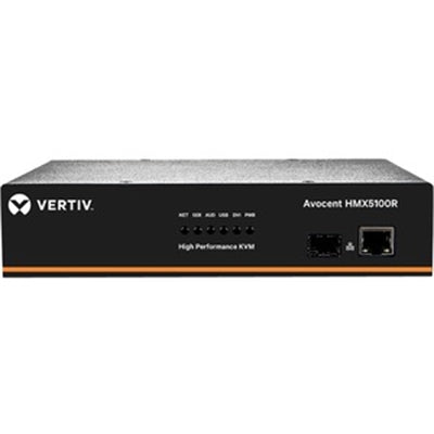 Vertiv Avocent HMX Rx 5100R High Performance KVM Receiver 1-DVI-D/1-USB/1-Audio SFP (HMX5100R-001)