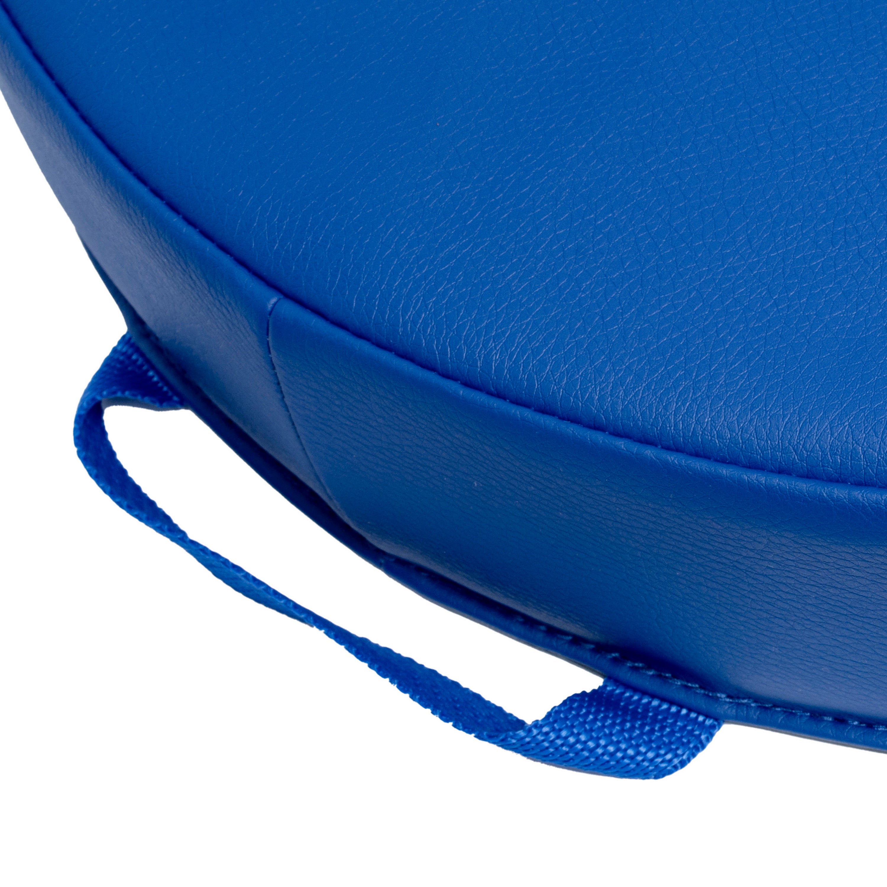 Kylie 6 Piece 16 Inch Round Floor Cushions for Kids with Handles in Commercial Grade Plastic - Assorted Primary Colors