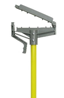 1" X 60" Yellow Fiberglass Easy Change Wet Mop Handle (Case Of 12)