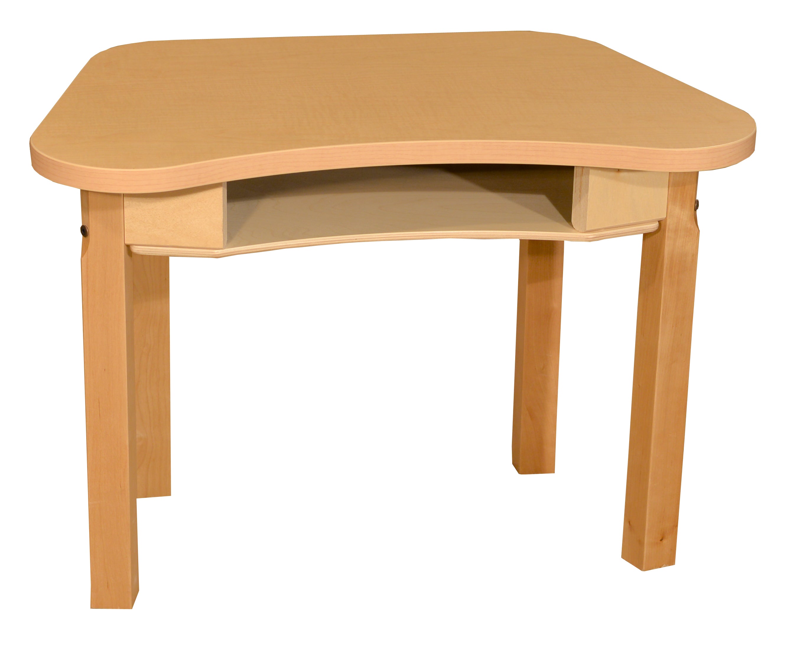 Synergy 18" x 30" High Pressure Laminate Desk with Hardwood Legs- 22"
