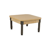 24" x 24" Square High Pressure Laminate Table with Adjustable Legs 12"-17"