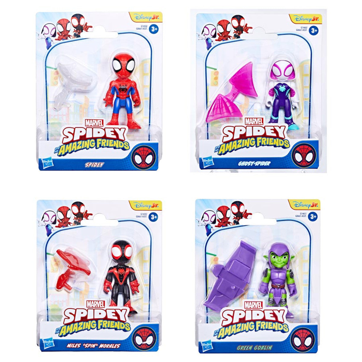 Spidey and his Amazing Friends: 3'' Evergreen Figure/Accessory Assortment (6)