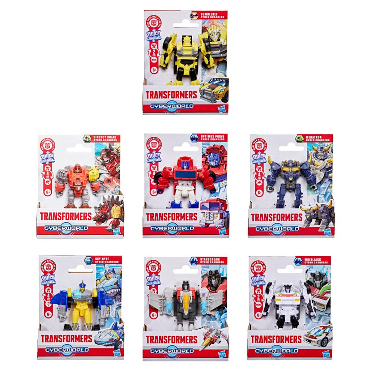 Transformers: Cyberworld: Cyber Changers Assortment (8)