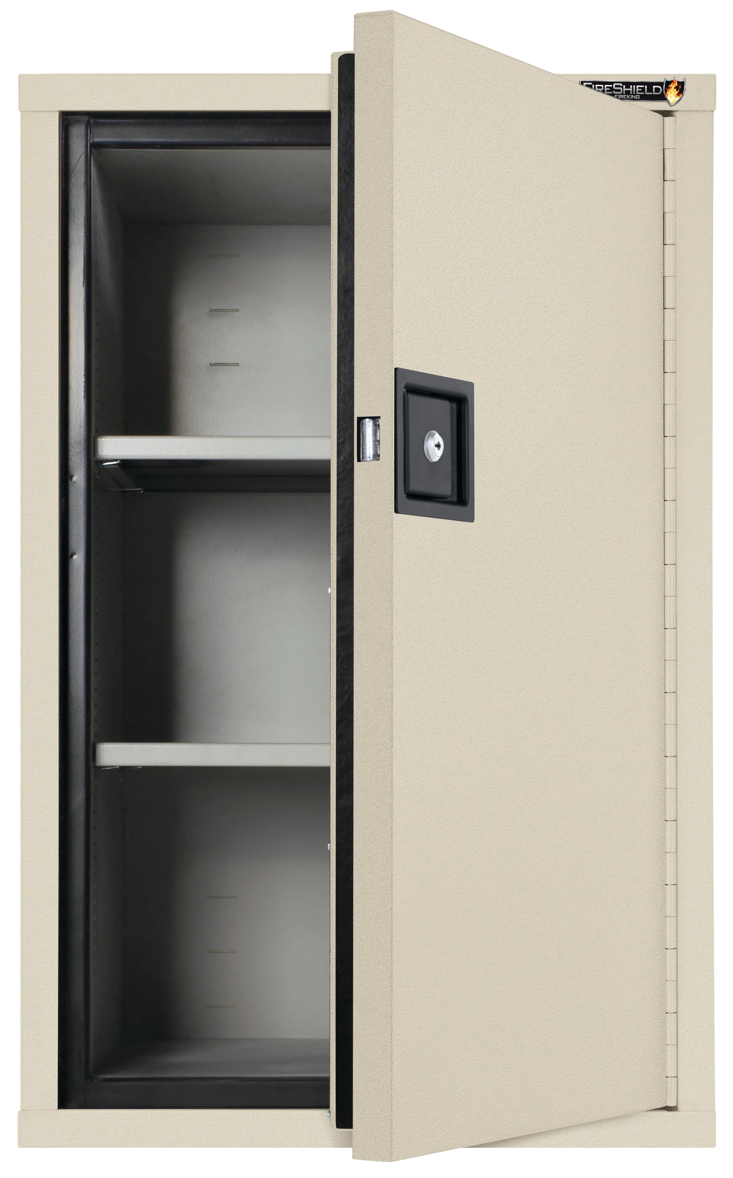 Fire Resistant - Single door storage cabinet - 34"H (Parchment Texture)
