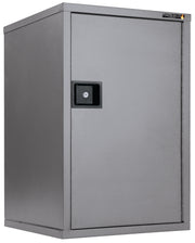 Fire Resistant - Single door storage cabinet - 34"H (Silver Texture)