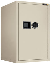 Fire Resistant - Single door storage cabinet w/elock - 34"H (Parchment Texture)