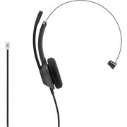 Cisco Headset 321 RJ9 Wired Single on-Ear Headphones RJ9 Connection for IP Phone Carbon Black 2-Year Limited Liability Warranty (HS-W-321-C-RJ9)