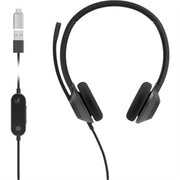 Headset 322 Wired Dual On-Ear Carbon Black USB-C