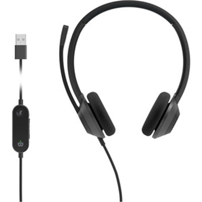 Cisco Headset 322 - Headset - on-ear - Wired - USB-a - Carbon Black