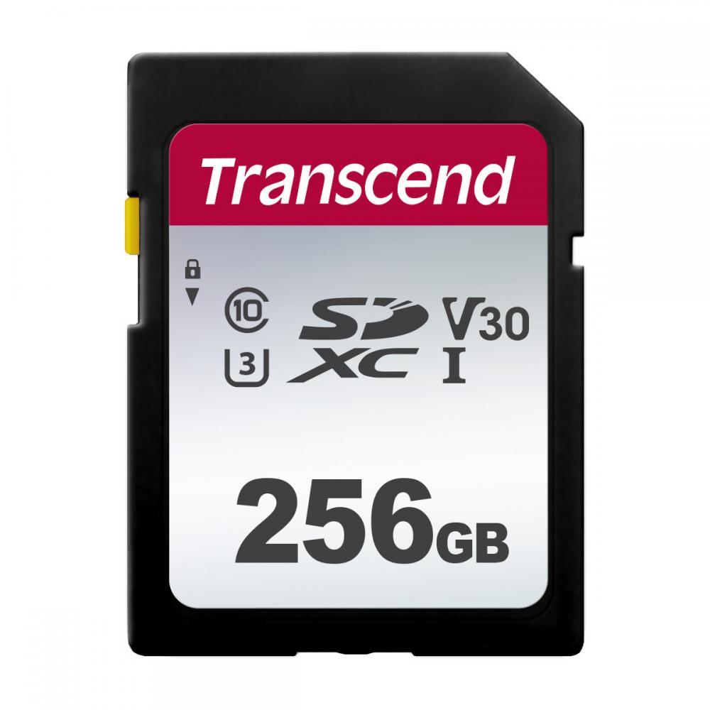 Transcend 256GB 300S SDXC UHS-I Class 10 U3 V30 Memory Card