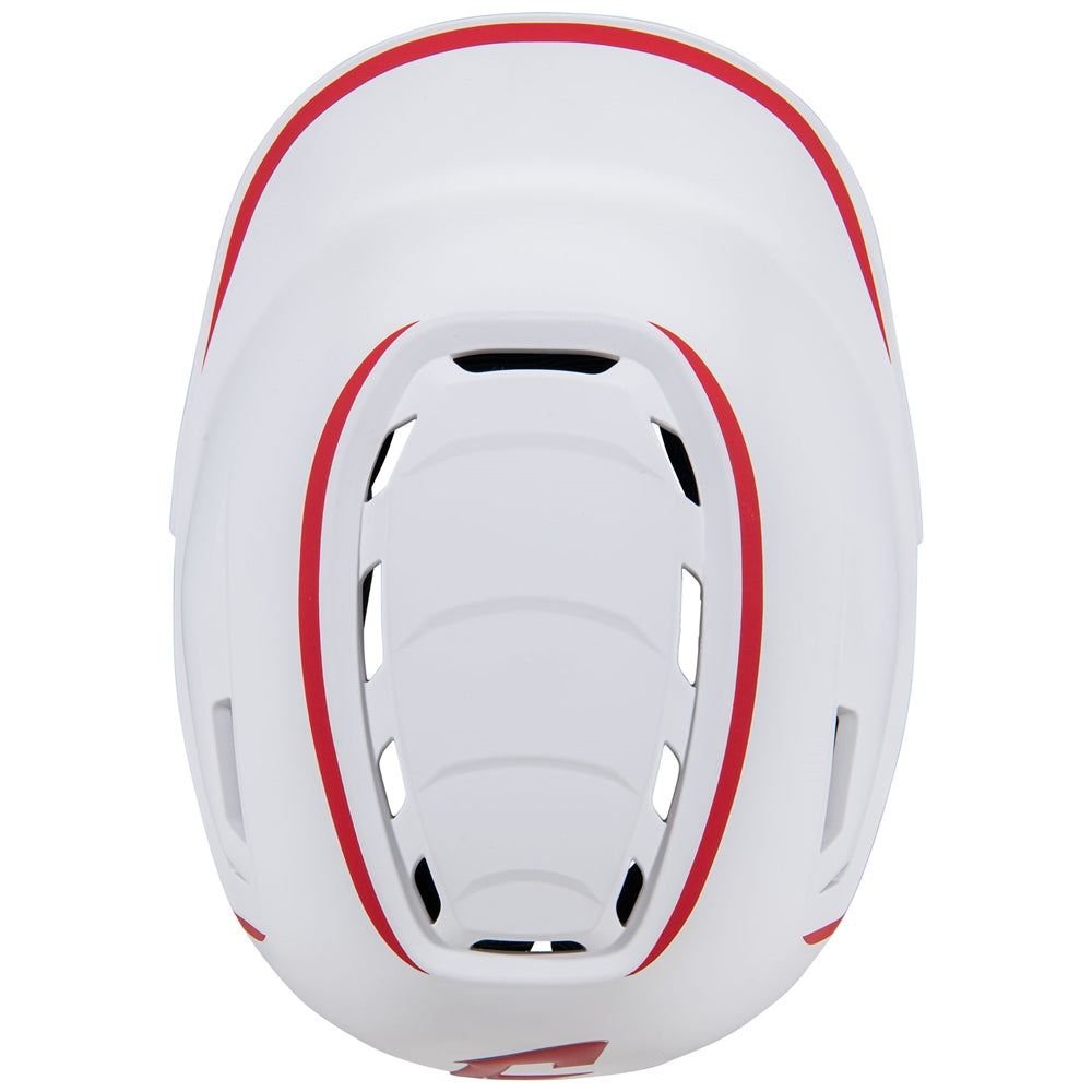 HXE Two-Tone Matte Softball Helmet w/ Facemask - Scarlet, Medium