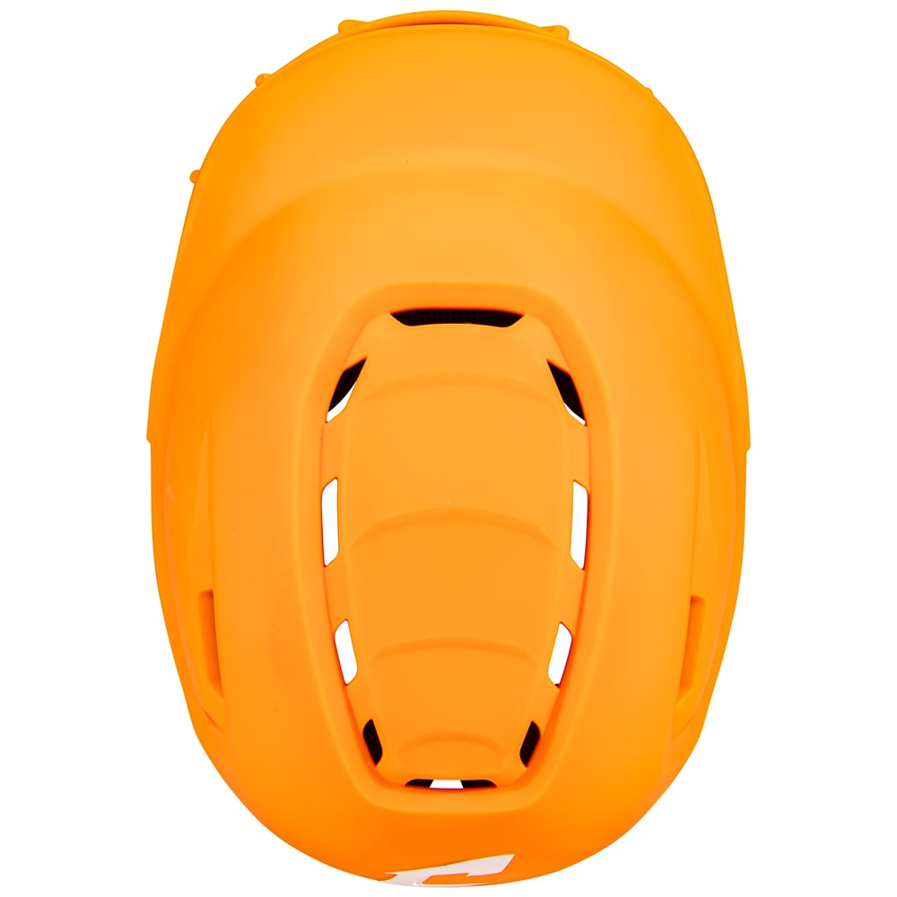 HXE Matte Softball Helmet w/ Facemask - Knoxville Orange, Large