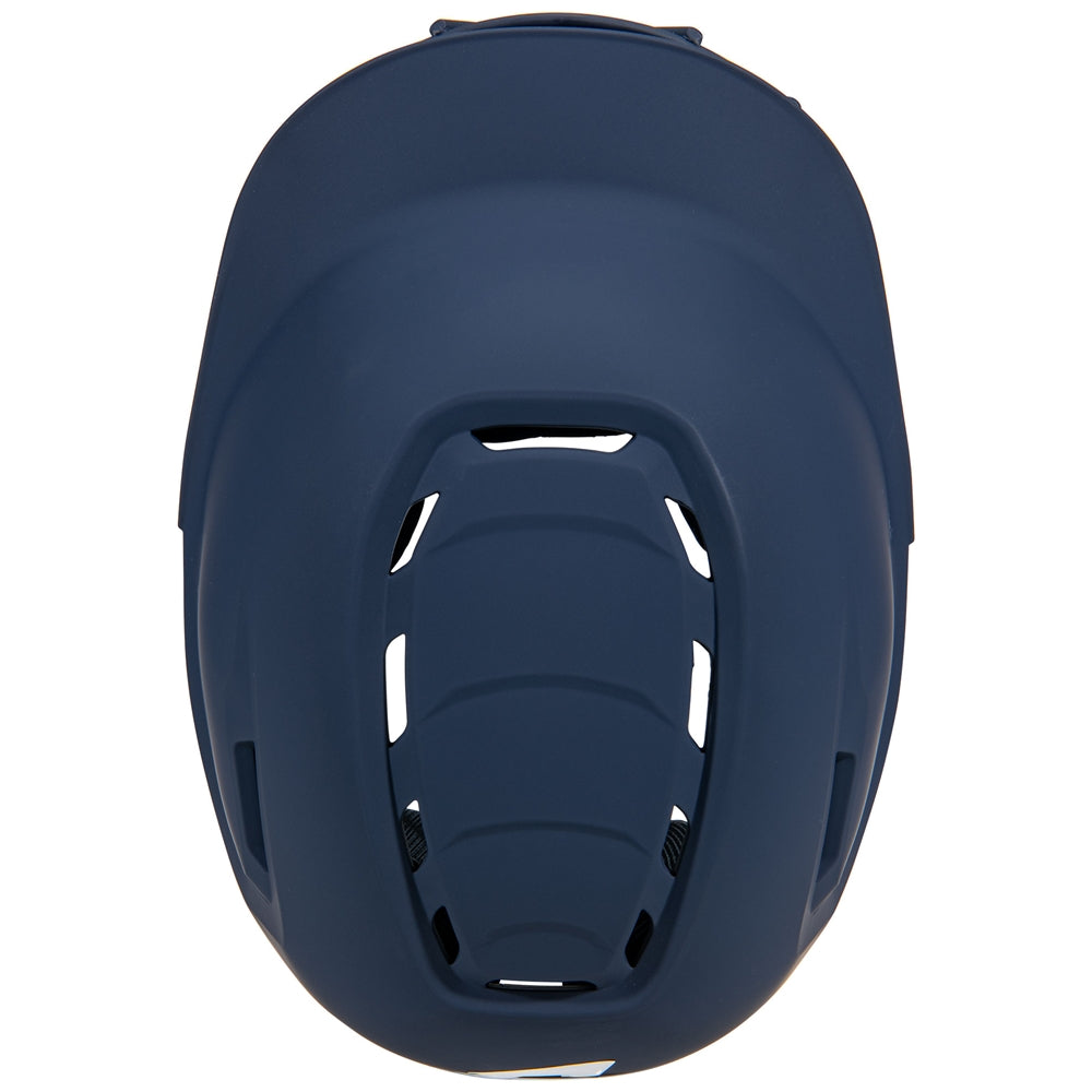 HXE Matte Softball Helmet w/ Facemask - Navy, Medium