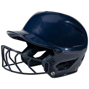 HXE Starter Softball Helmet w/ Facemask - Navy, Small