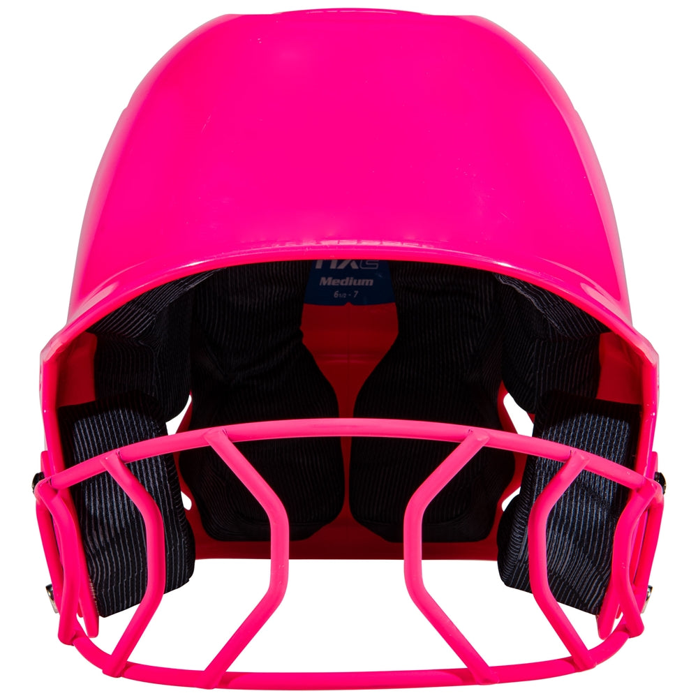 HXE Starter Softball Helmet w/ Facemask - Pink, Medium