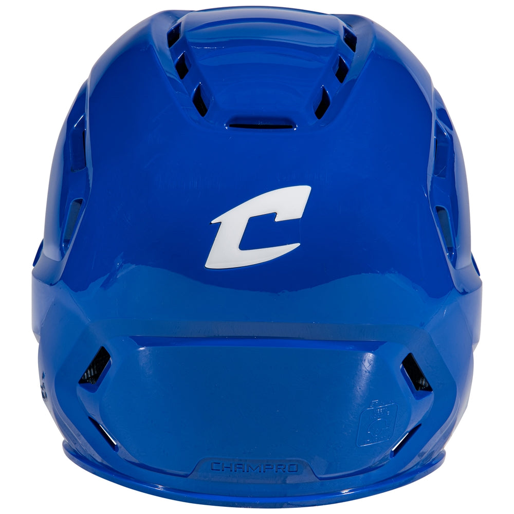 HXE Starter Softball Helmet w/ Facemask - Royal, Medium