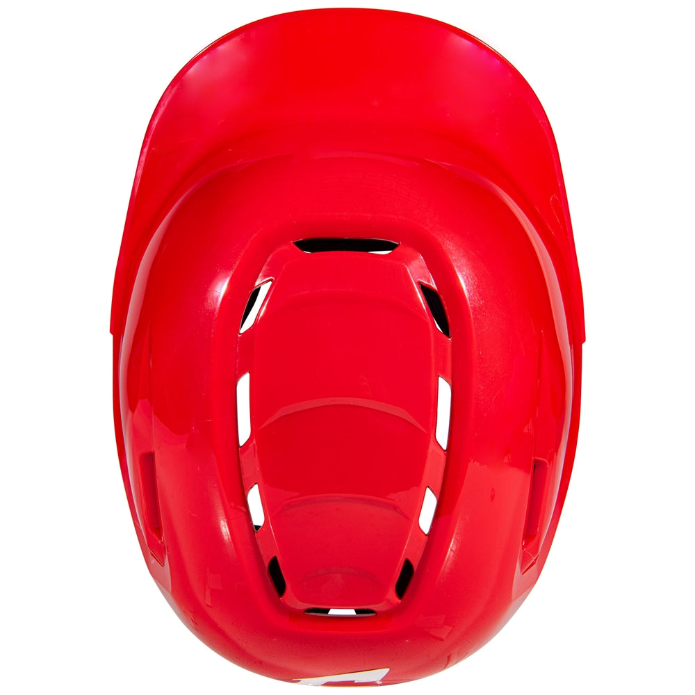 HXE Starter Softball Helmet w/ Facemask - Scarlet, Medium
