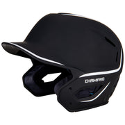 HXE Two-Tone Matte Baseball Helmet - Black, Medium