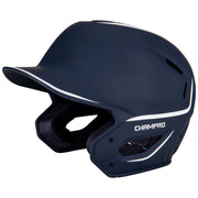 HXE Two-Tone Matte Baseball Helmet - Navy, Large