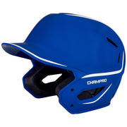 HXE Two-Tone Matte Baseball Helmet - Royal, Medium