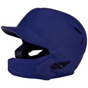 HXE Matte Baseball Helmet w/ Jaw Guard - Purple, Medium
