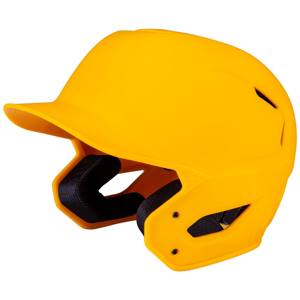 HXE Matte Baseball Helmet - Gold, Medium