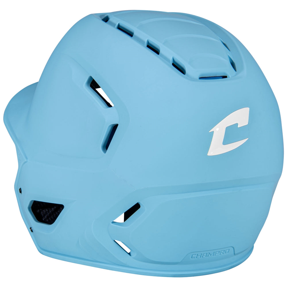 HXE Matte Baseball Helmet - Light Blue, Medium