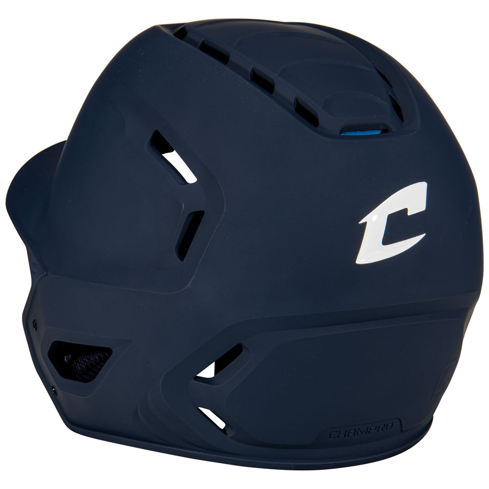 HXE Matte Baseball Helmet - Navy, Medium