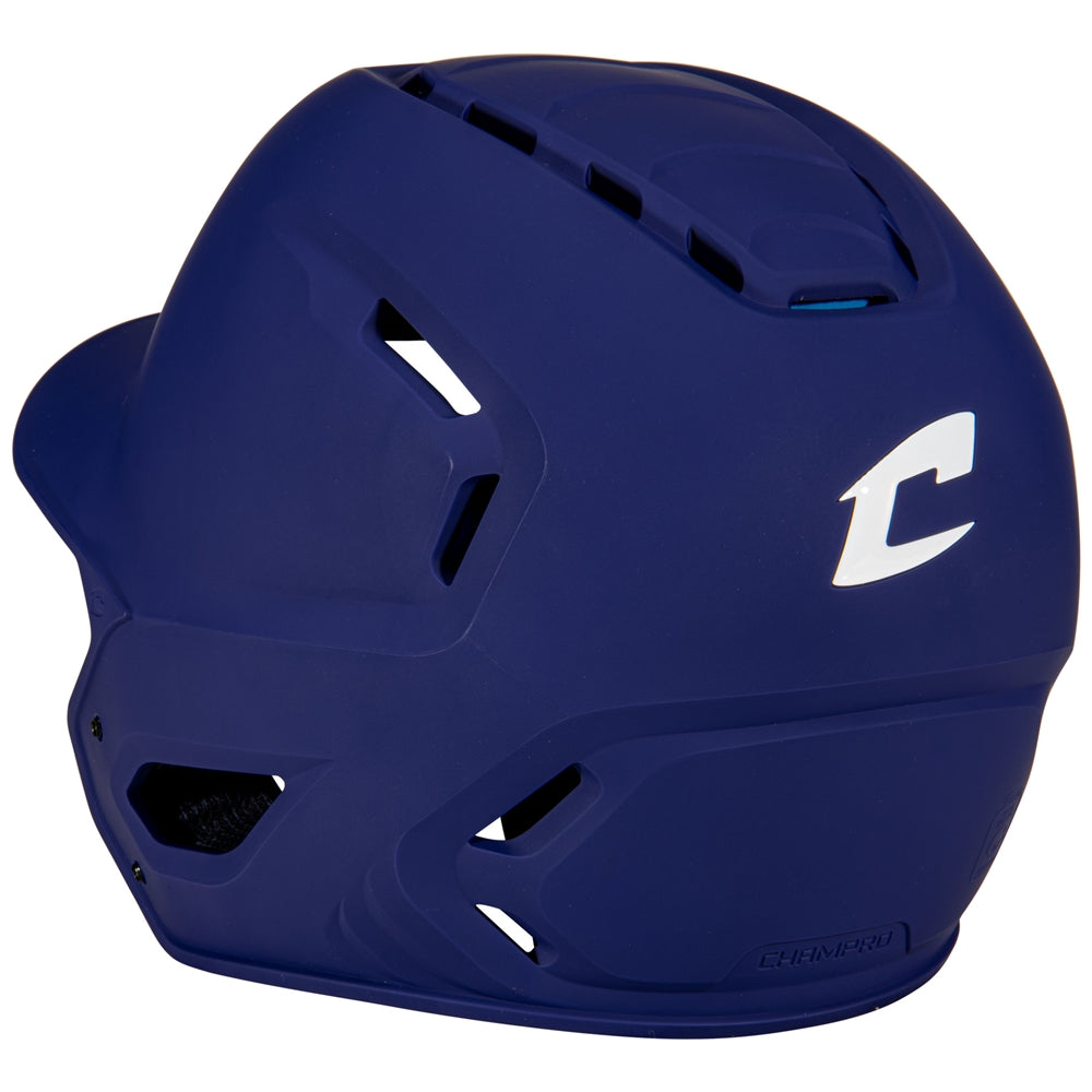 HXE Matte Baseball Helmet - Purple, Large