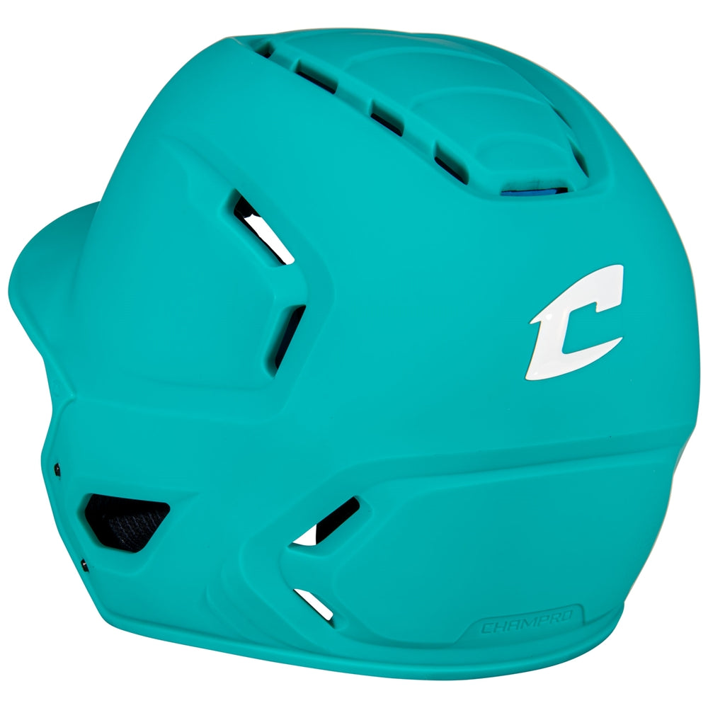 HXE Matte Baseball Helmet - Teal, Medium